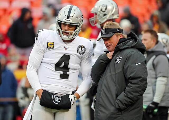 Derek Carr, Jon Gruden, Raiders