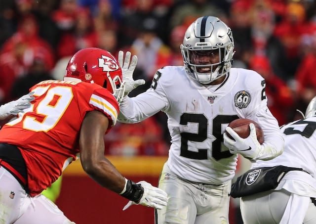 Josh Jacobs, Raiders, Chiefs