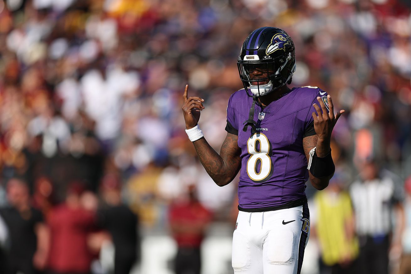 Washington Commanders v Baltimore Ravens