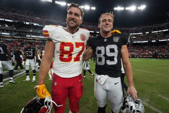 Travis Kelce, Chiefs, Brock Bowers, Raiders