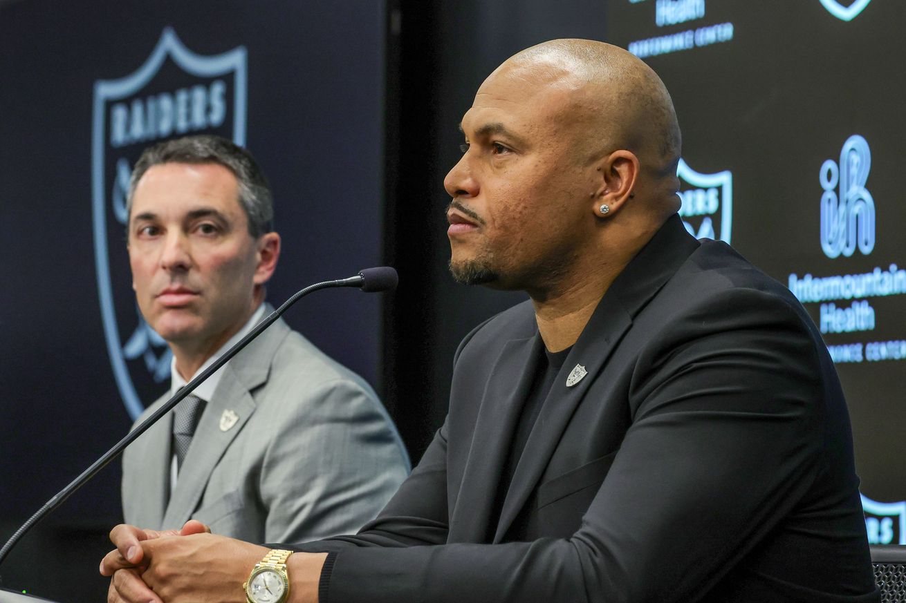 Las Vegas Raiders Introduce Antonio Pierce As Head Coach, Tom Telesco As General Manager