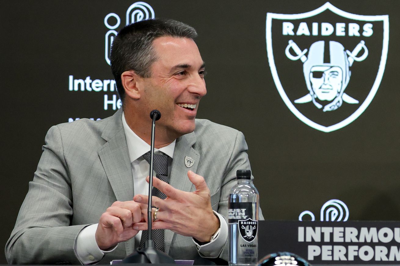 Las Vegas Raiders Introduce Antonio Pierce As Head Coach, Tom Telesco As General Manager