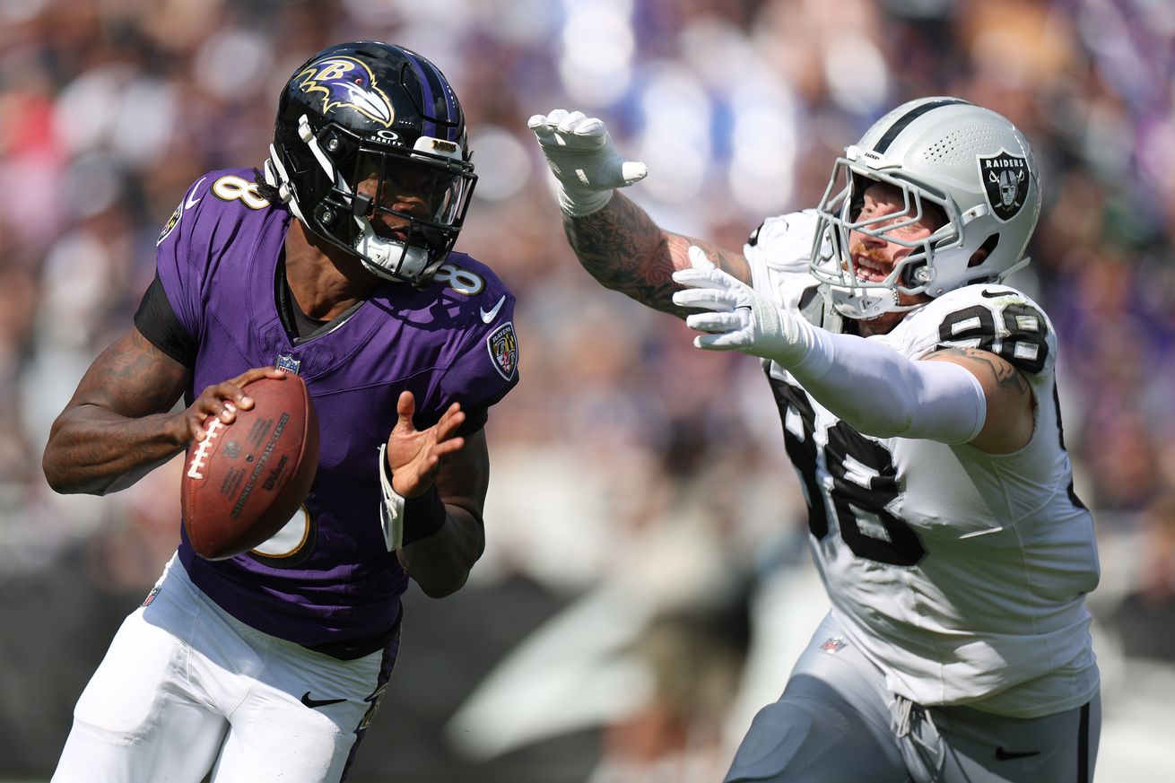 Las Vegas Raiders v Baltimore Ravens