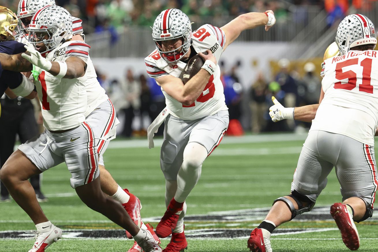 2025 CFP National Championship Presented by AT&T- Notre Dame Fighting Irish v Ohio State Buckeyes