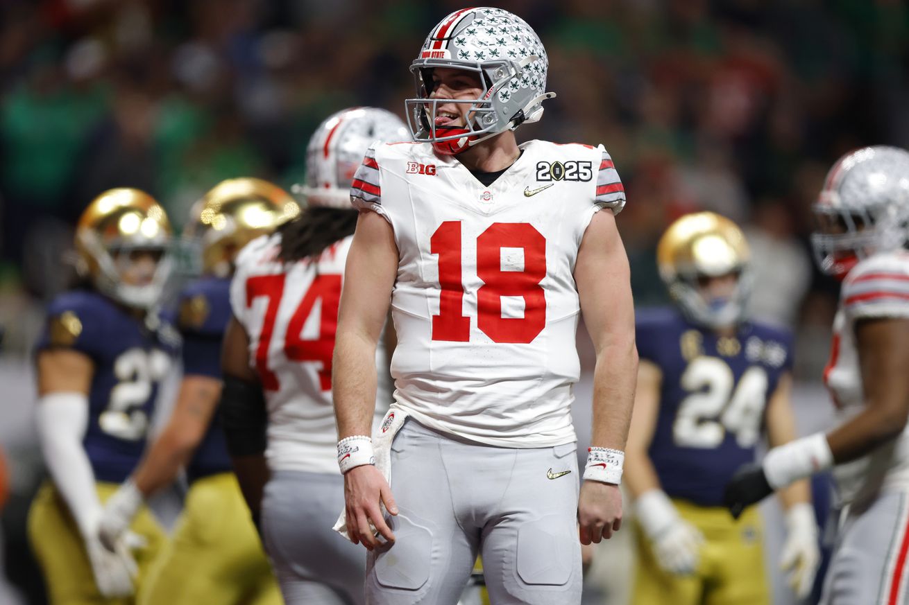 2025 CFP National Championship Presented by AT&T- Ohio State v Notre Dame