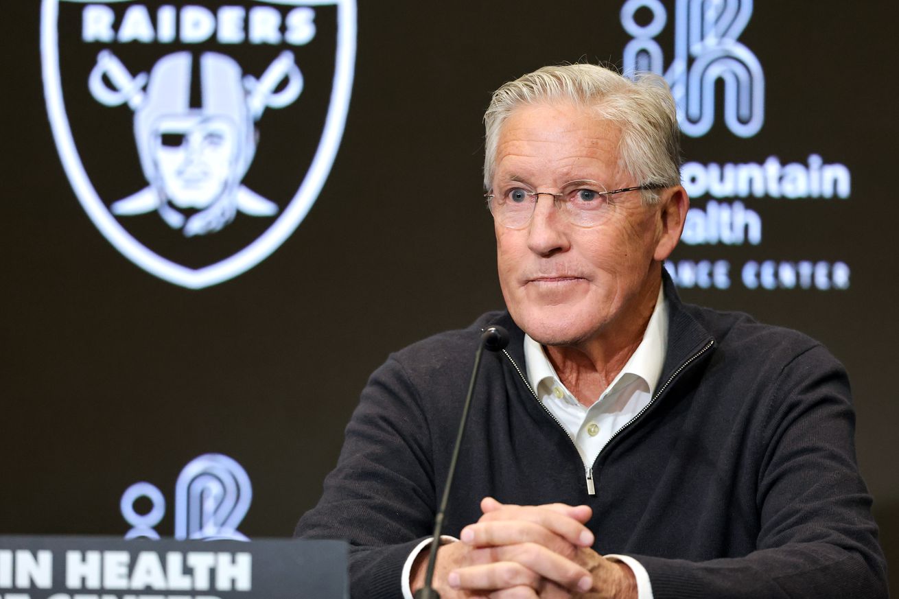 Las Vegas Raiders Introduce Pete Carroll As Head Coach, John Spytek As General Manager