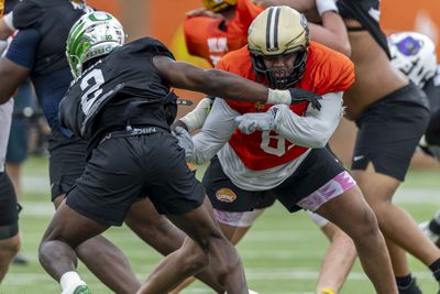 NCAA Football: NCAA Senior Bowl Practice