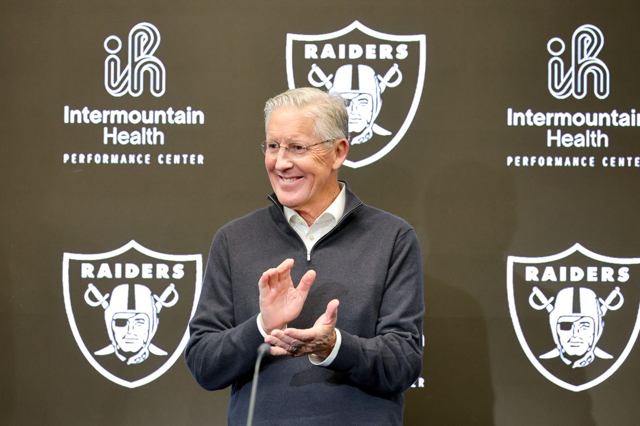 Las Vegas Raiders Introduce Pete Carroll As Head Coach, John Spytek As General Manager