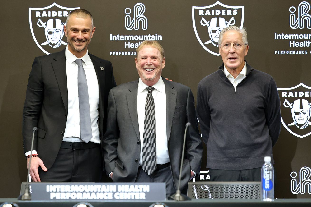 Las Vegas Raiders Introduce Pete Carroll As Head Coach, John Spytek As General Manager